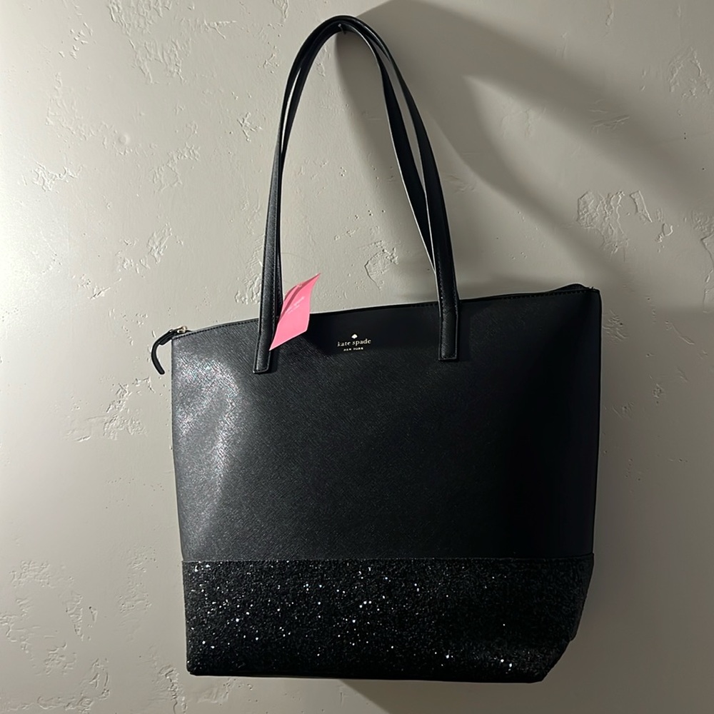 NWT Kate Spade New York Greta Court Glitter Penny Tote